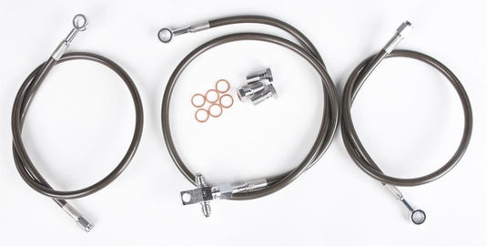 Streamline RAZR-F-2-SMOKE 3-Line Brake Line Kit (+2in.) - Smoke