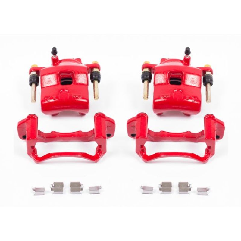 Load image into Gallery viewer, Powerstop S2602 PSB Red Calipers
