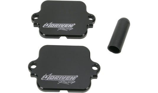 Driven Racing DSBLOCK-4 Engine Block Off Plates - Black