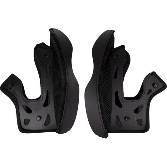 Moose Racing Cheek Pads for Air Intake Helmets - Black - 2XL