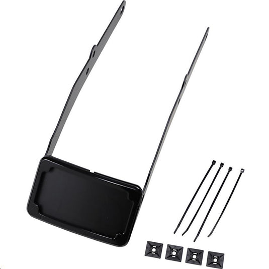 Cycle Visions CV4665B Curved License Plate Frame and Mount - Chrome