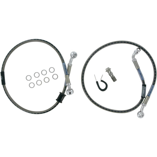 Russell R09206 Cycleflex Brake Line Two-Line Race Kit