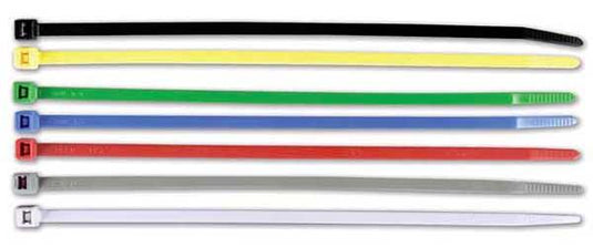 Helix Racing Products 303-4109 Cable Ties - 4in - White
