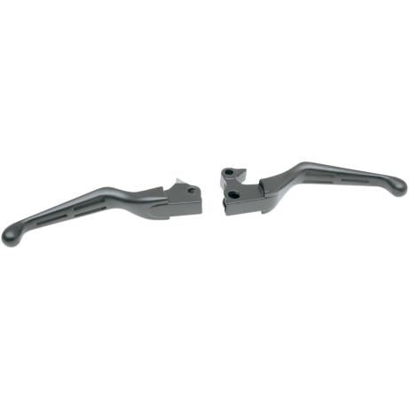 Drag Specialties 0614-1111 Brake Lever for Slotted Wide Blade Lever Set - Matte Black