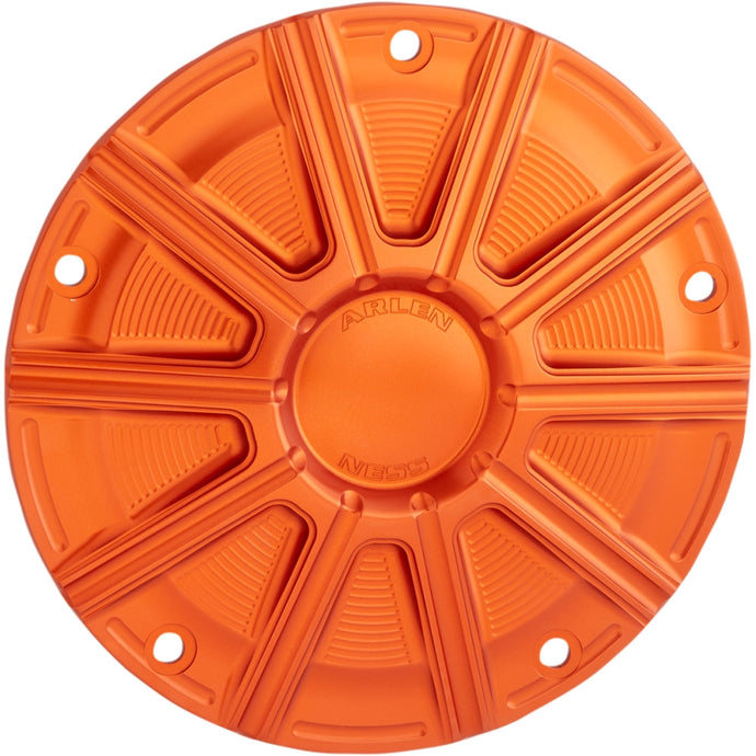 Arlen Ness 700-021 Derby Cover - 10-Gauge - Orange Anodized