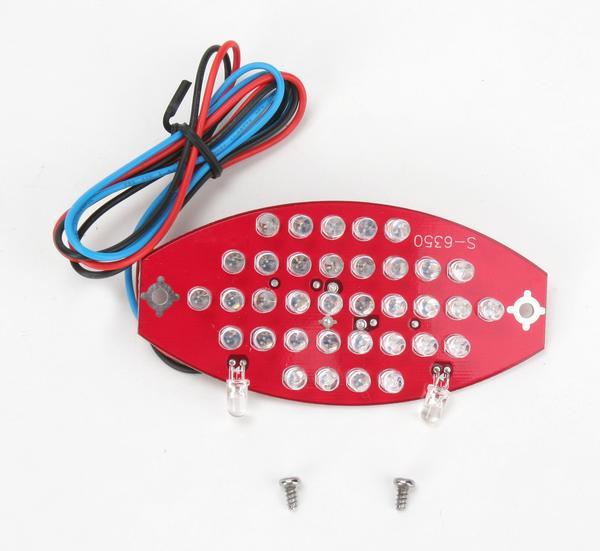 Drag Specialties 2030-0033 Cat Eye LED Board for Side Mount LED Taillight/License Plate Mounts