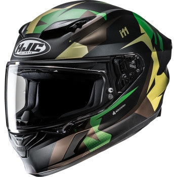 Hjc i11 Instant Helmet (X-Large, Semi-Flat Green (MC-4SF))