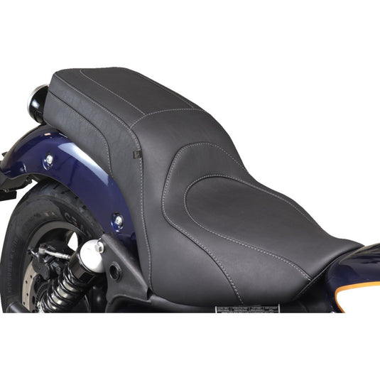 Mustang 88600ST Squareback One-Piece Seat (Black)