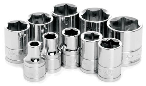 Performance Tools W38002 10 Piece 3/8in. Drive Sae Socket Set