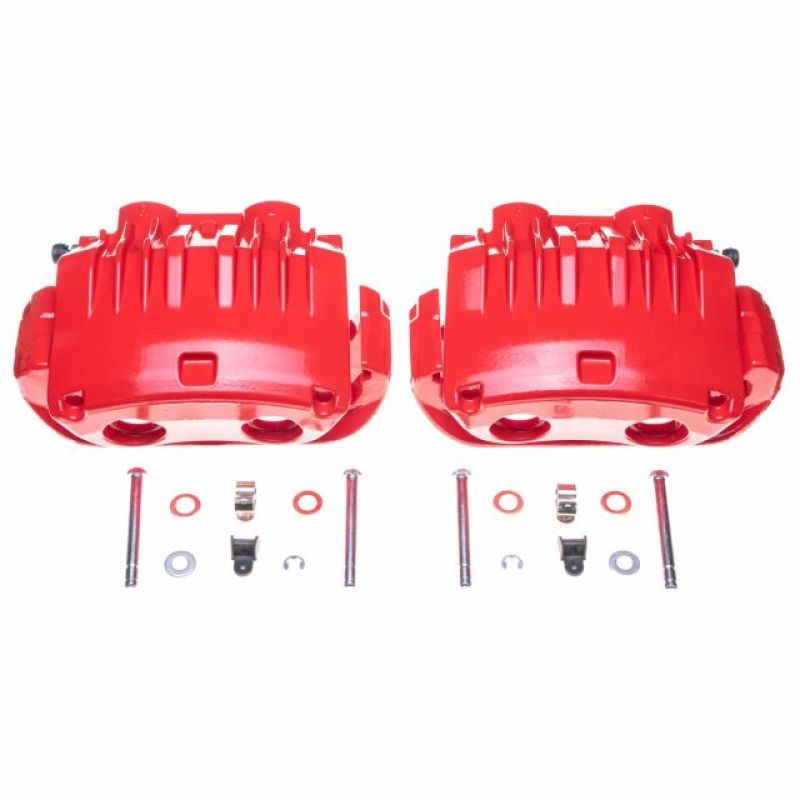 Load image into Gallery viewer, Powerstop S4654C PSB Red Calipers
