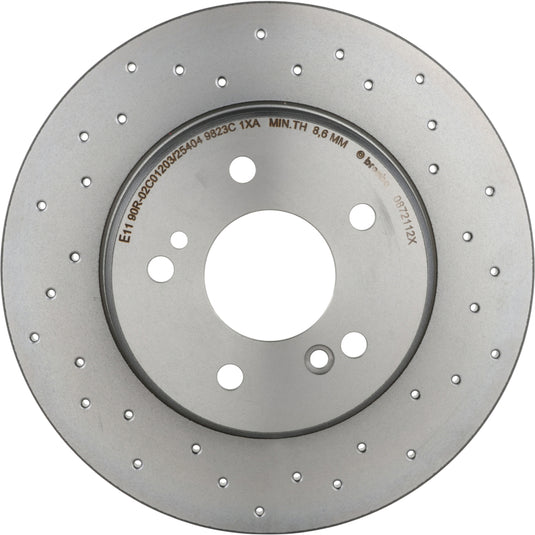 Brembo Oe 08.7211.2X BRE Drilled UV Coated Rotors