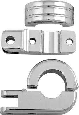 Harddrive P77-6004 Bar End Footpeg Male Mount Clamps - 1-1/4in