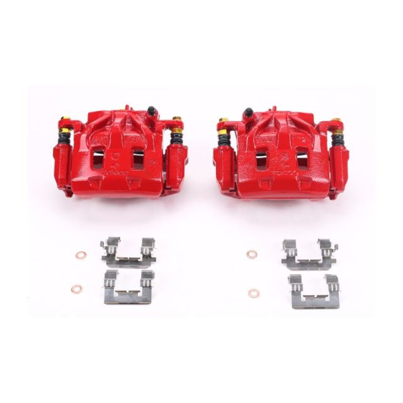 Load image into Gallery viewer, Powerstop S3348 PSB Red Calipers
