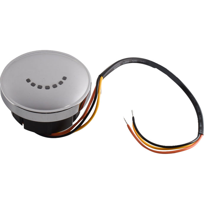 Drag Specialties 2212-0886 Fuel Gauge - LED - Chrome