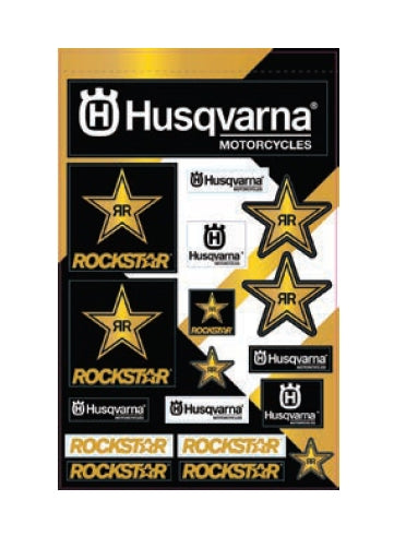 Dcor 862-4070101 Decal Sheet - Husqvarna Racing