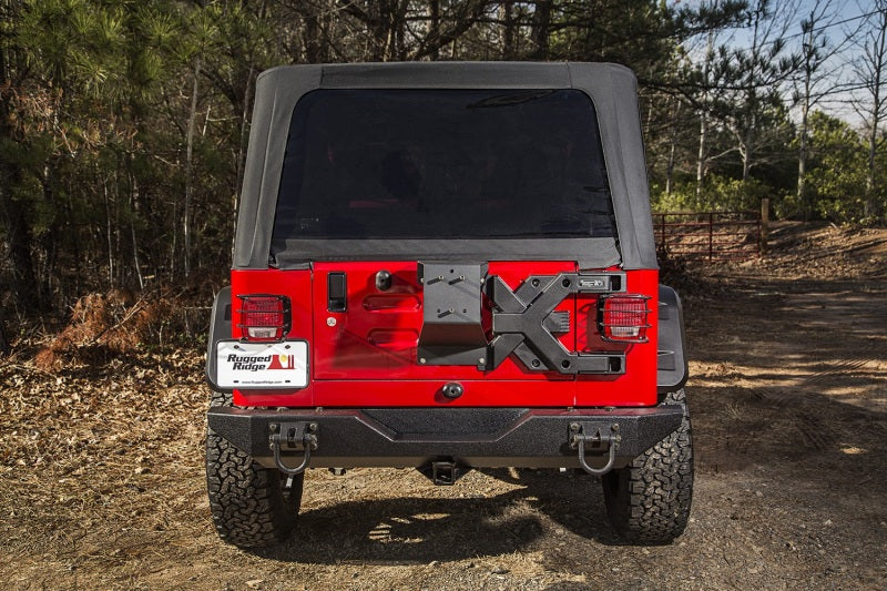 Load image into Gallery viewer, Rugged Ridge 11546.61 RUG Spare Tire Carriers
