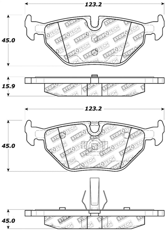 Stoptech 309.06920 ST Sport Brake Pads