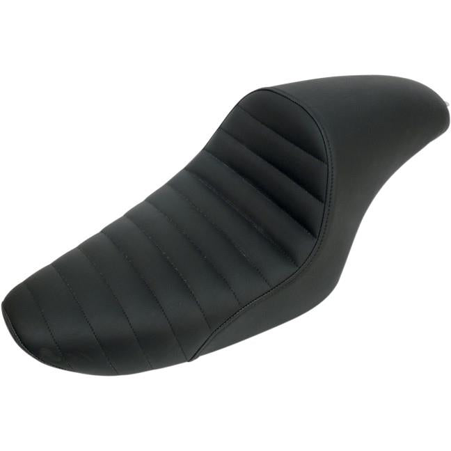 Saddlemen 8585CJT Americano Cafe Seat - Classic - Pleated - Black