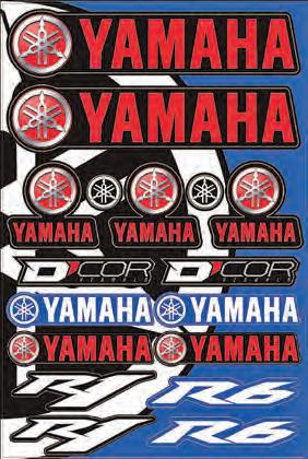 Dcor 40-50-102 Street Decal Sheet - Yamaha