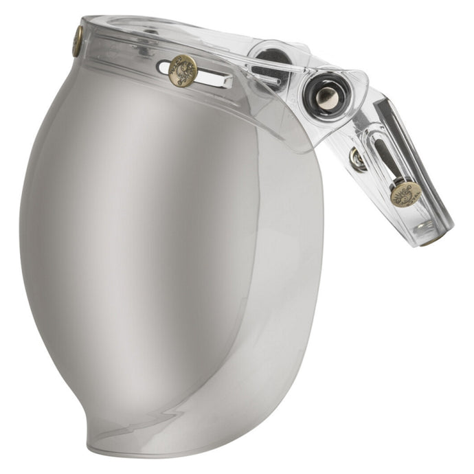 G-Max Universal 3-Snap Flip-Up Bubble Shield - Smoke