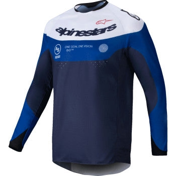 Alpinestars Pro-Dura Jersey (Small, Navy/Bright Blue/White)