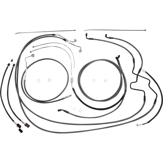 Magnum 787882 Karbonfibr Handlebar Installation Kit for 15-17in. Ape