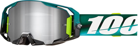 100% Armatic Goggles (One Size Fits Most, Polarity / Mirror Silver Lens)