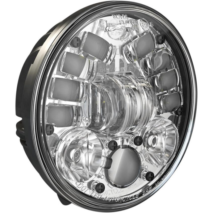 J.W. Speaker 0555121 5.75in. 8691 Pedestal Mount LED Adaptive 2 Headlight - Chrome