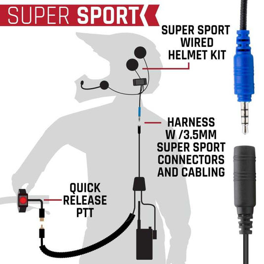 Rugged Radios MH-KIT-SPORT-V3 RGD Super Sport Complete Communication Kit