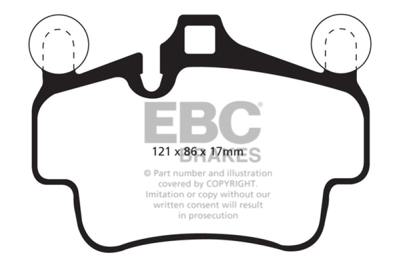 Load image into Gallery viewer, Ebc DP42029R EBC Yellowstuff Brake Pad Sets
