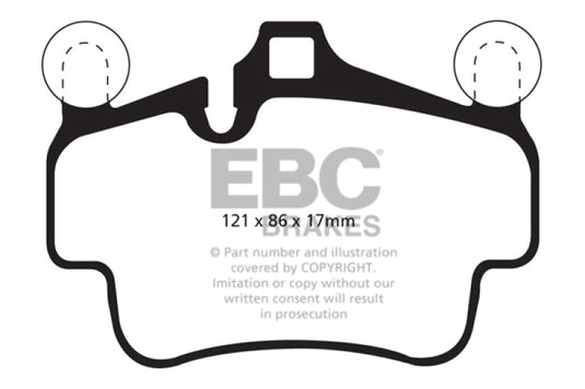 Ebc DP42029R EBC Yellowstuff Brake Pad Sets
