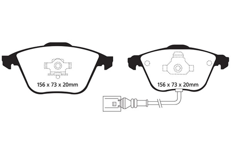 Load image into Gallery viewer, Ebc DP81594RP1 EBC RP-1 Brake Pad Sets
