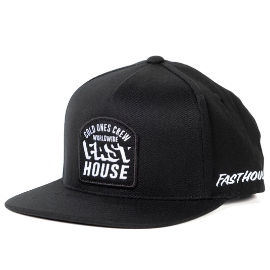 Fasthouse Cold Ones Hat (One Size Fits All, Black)