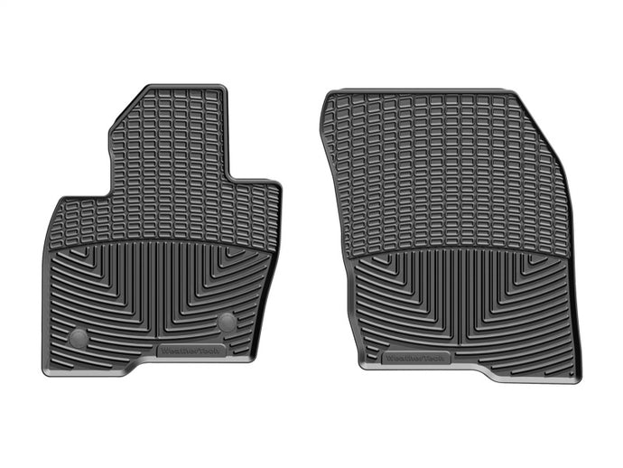 Weathertech W395 WT Rubber Mats - Front - Blk