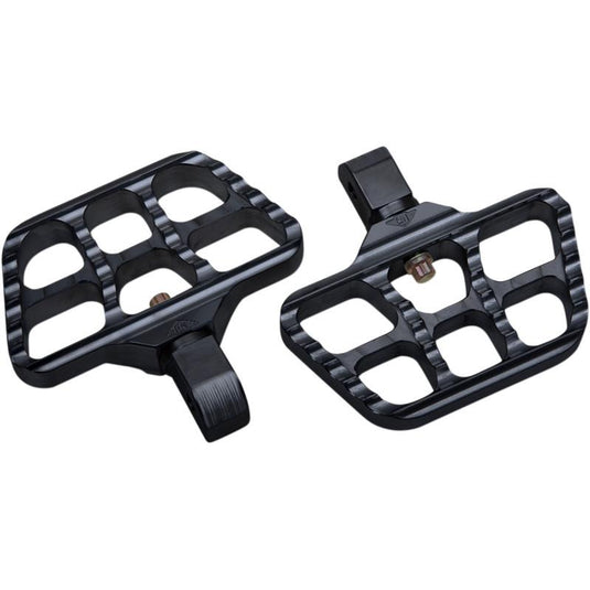 Joker Machine 08-644-7B Mini Serrated Passenger Floorboard - Black Anodized