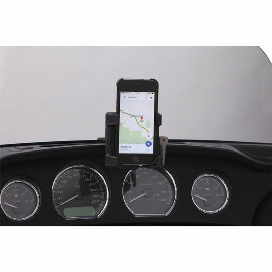 Ciro 50317 Smartphone Holder without Charger with Fairing Mount - Black