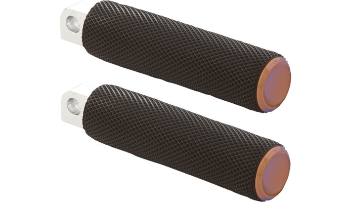 Arlen Ness 07-905 Fusion Footpegs - Knurled - Titanium