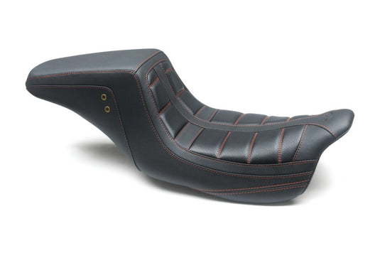 Mustang Motorcycle 75239AB MMP One-Piece 2 Up Seat