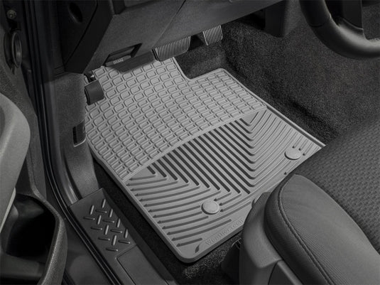 Weathertech W11GR-W50GR WT Rubber Mats - Front - Grey