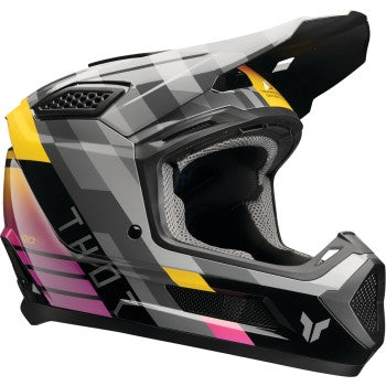 Thor Fleet Camber Helmet (X-Large, Black/Magenta)