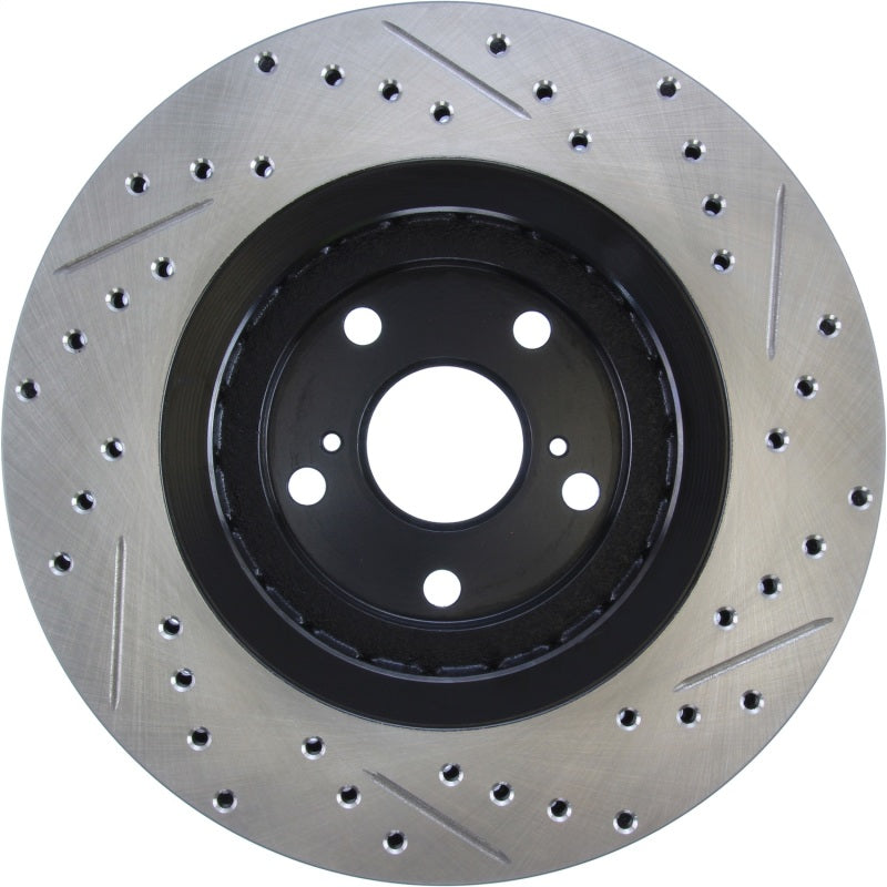 Load image into Gallery viewer, Stoptech 127.44158R ST Slot &amp; Drill Brake Rotors
