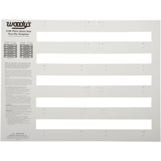 Woodys 286QUIET-TEMP Studding Templates