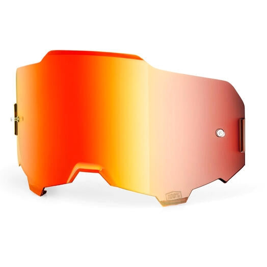 100% Replacement Injected Lens for Armega Goggles -  Mirror Red