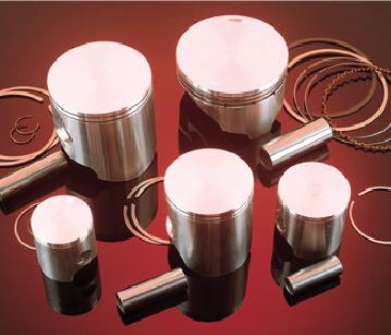 Wiseco 4286M08450 Piston Kit (339cc Big Bore) - 0.50mm Oversize to 84.95mm, 10:1 Compression