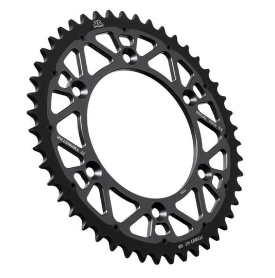 Jt Sprockets JTX897.47GR Twinstar Rear Sprocket - 47T (Gray)