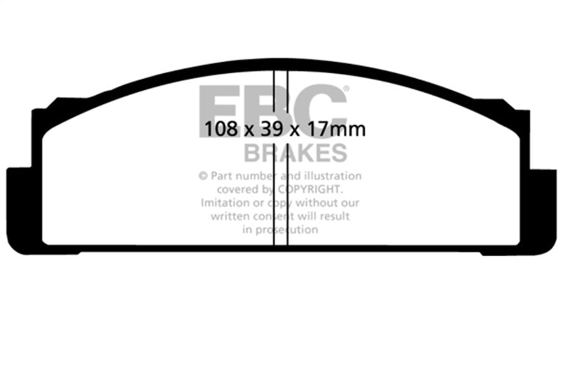 Load image into Gallery viewer, Ebc DP4116R EBC Yellowstuff Brake Pad Sets
