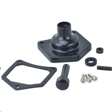 Drag Specialties 2110-0994 Solenoid End Cover/Starter Button for 1.2 and 1.4kW Starters - Gloss Black