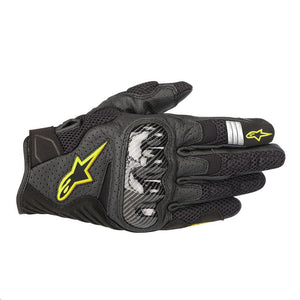 Alpinestars SMX-1 V2 Air Gloves Black/Yellow Black