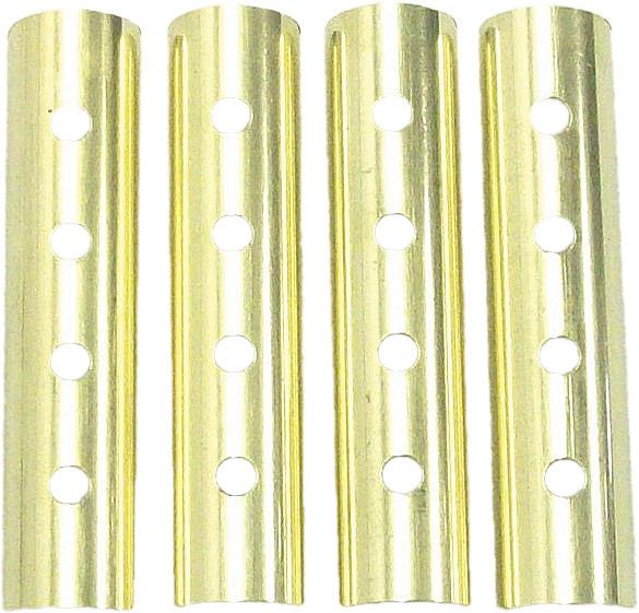 Old-Stf STF440 Pushrod Clips - 4-Hole - Brass
