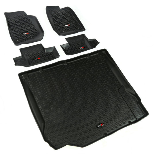 Rugged Ridge 12988.02 RUG Floor Liners - Black